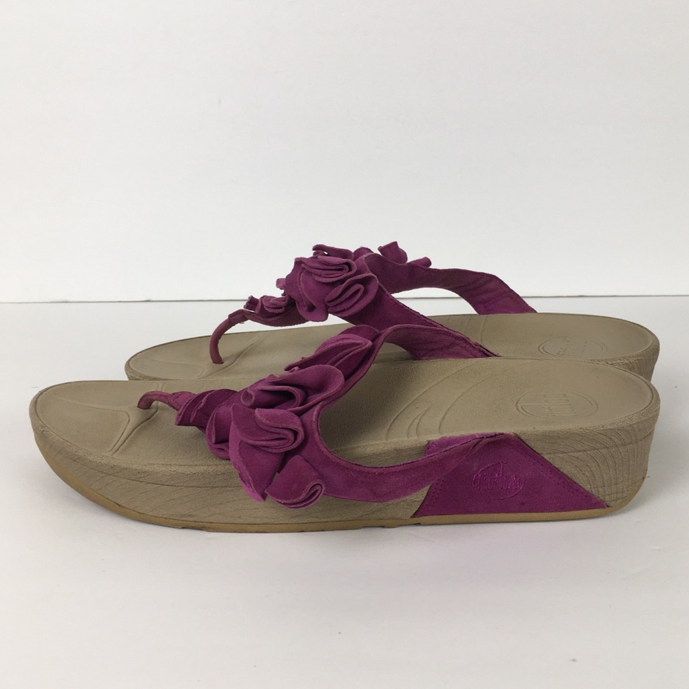 Fitflop Ruffle Sandals - Purple - Picture 4 of 11